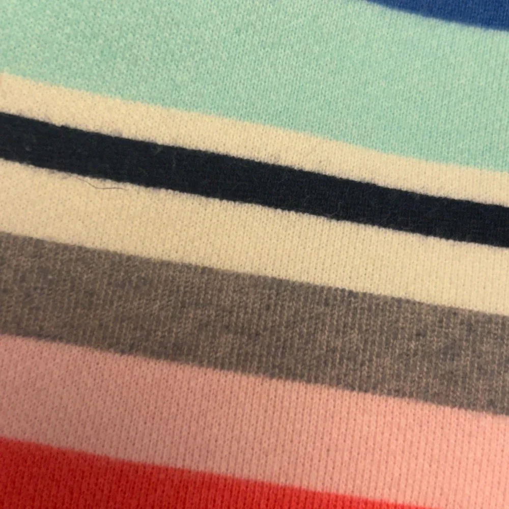 Gymboree striped sweatshirt A line dress. Vibrant pinks and blues. Size 5 Nice!